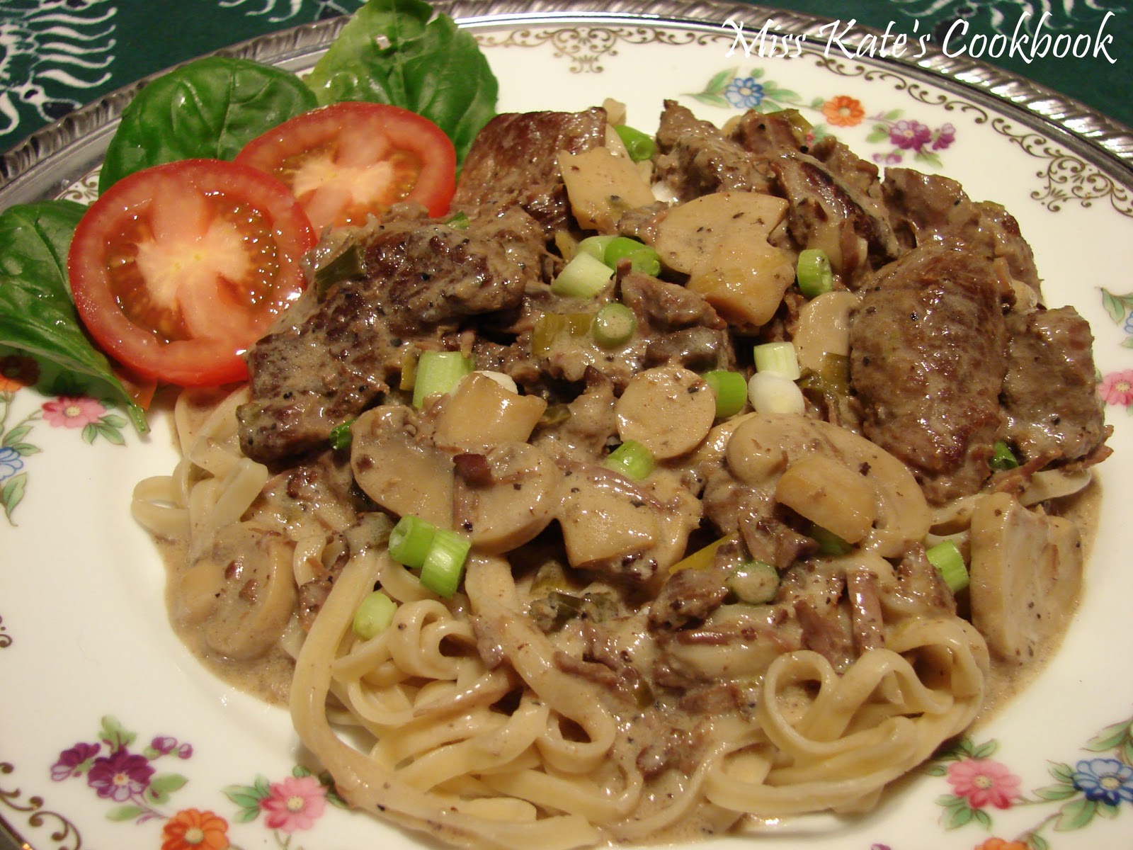 Miss Kate's Cookbook Cane River Cuisine Beef Stroganoff