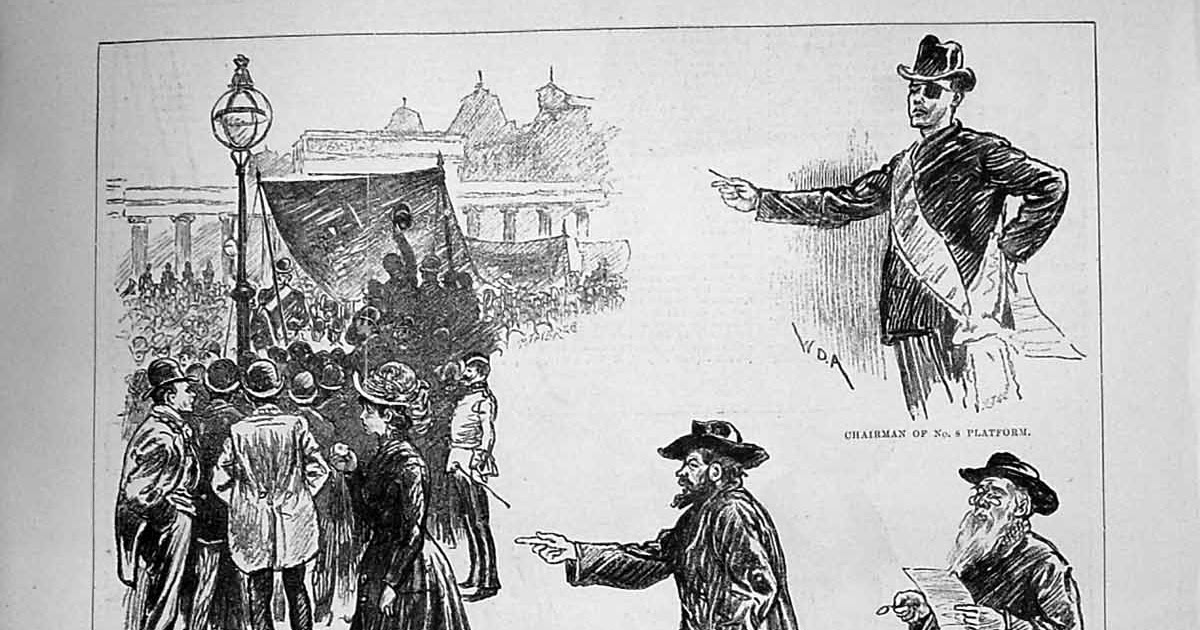 Hayes Peoples History Origins of May Day London May Day 1890, 1891