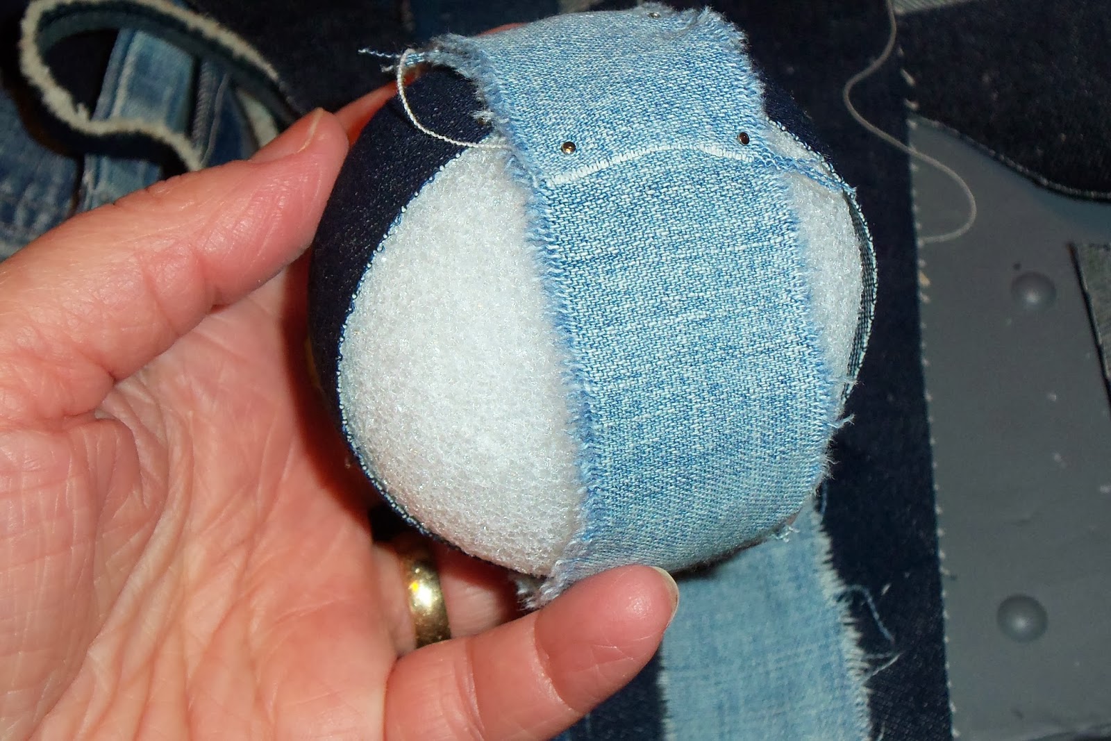 live. love. scrap. Fabric Covered Balls