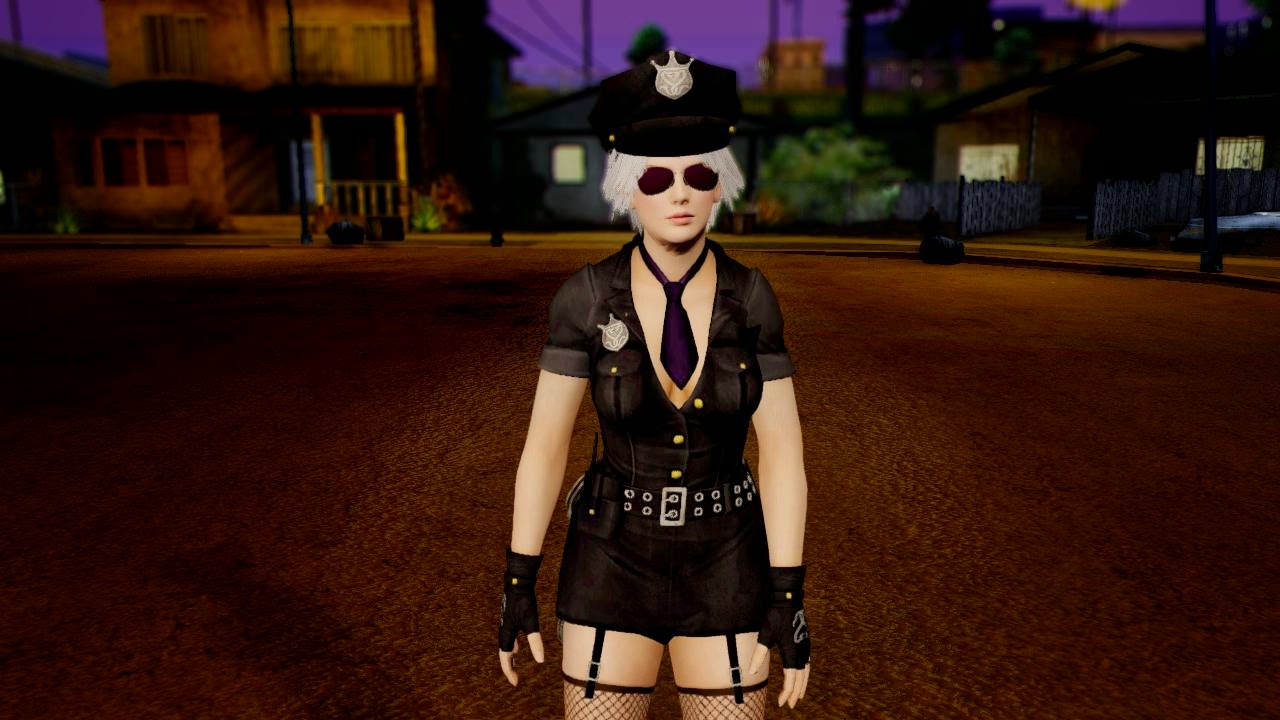 REL Dead Or Alive 5 Christie Cop Outfit.