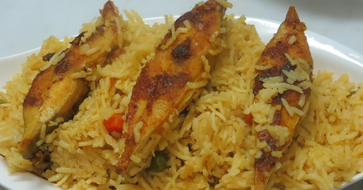 mittu cooking love Fish Pulao / Pilaf