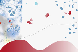 Pauline van de Ven: 'Right eye flight (middle)' Digital painting, vector, raster