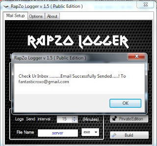 Rapzo Keylogger, Hack any email with this keylogger Rapzo keylogger 1.5 (Urdu) Rap+new