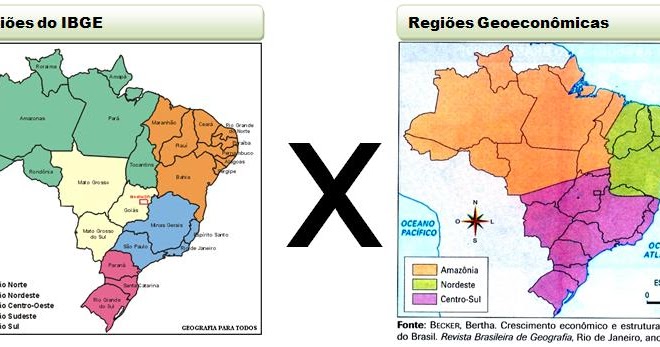 DIVISÃO REGIONAL DO BRASIL/IBGE 