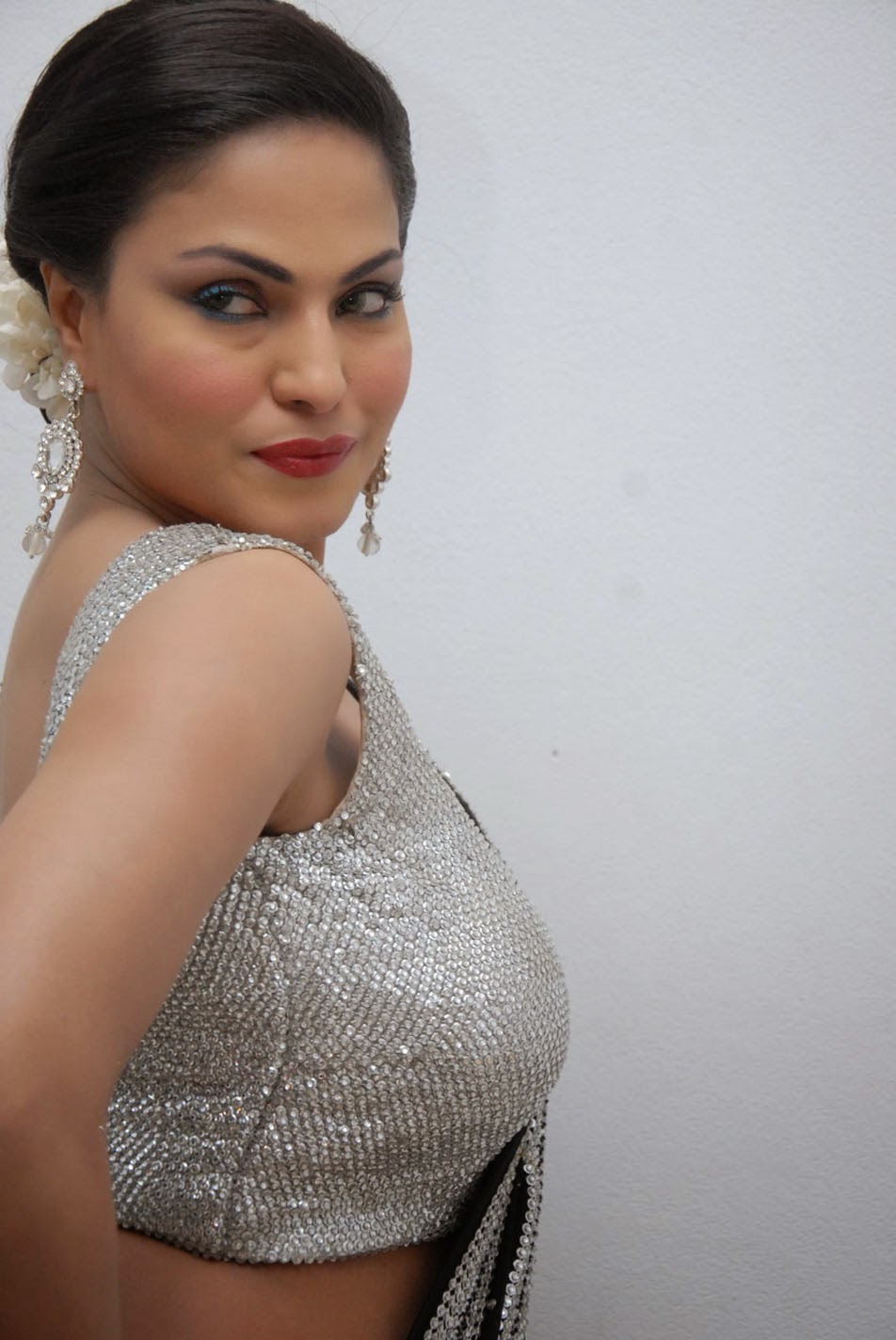 Veena Malik hot pictures in saree Veena Malik hot pictures in saree