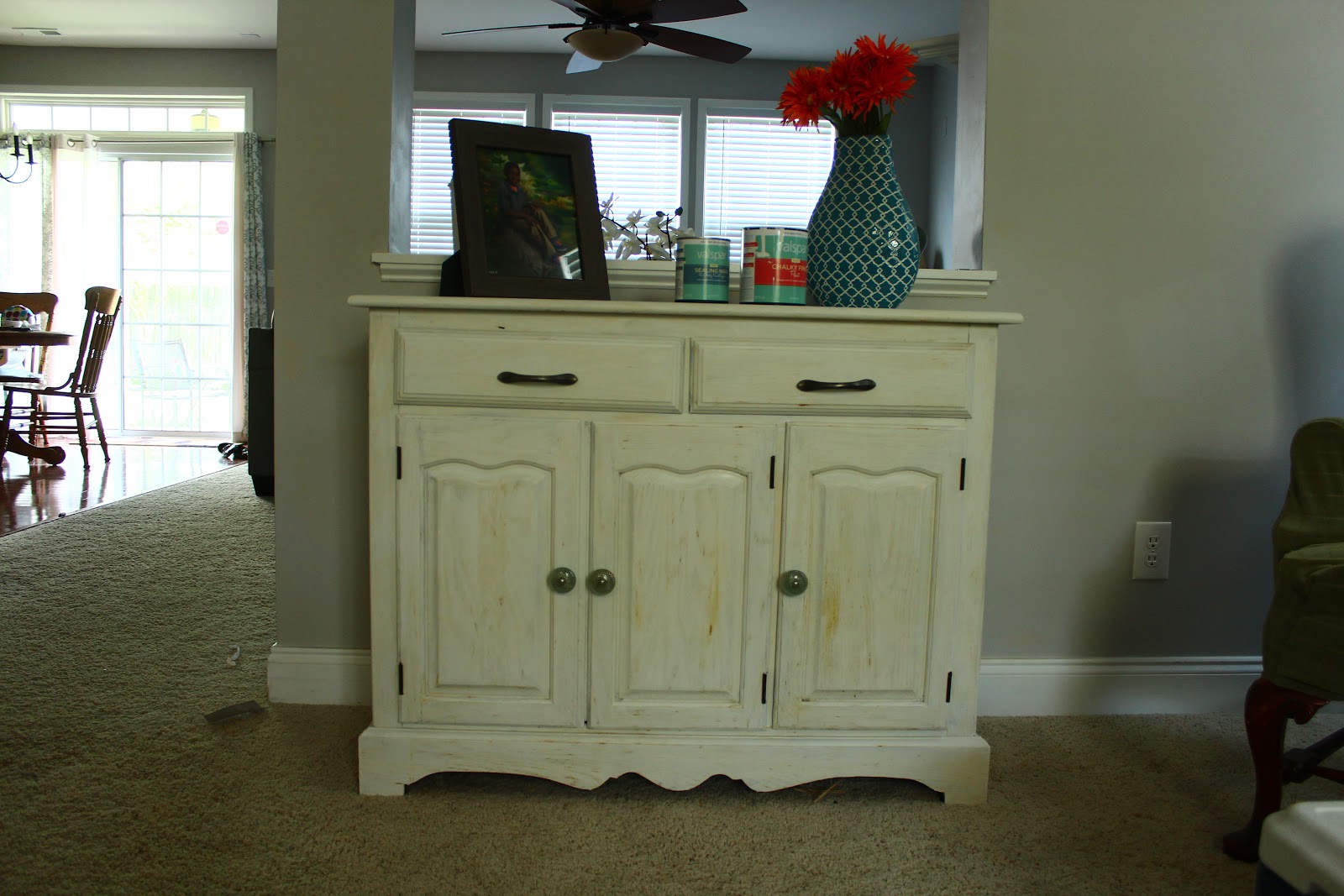 Refurbished Hutch From natural to White