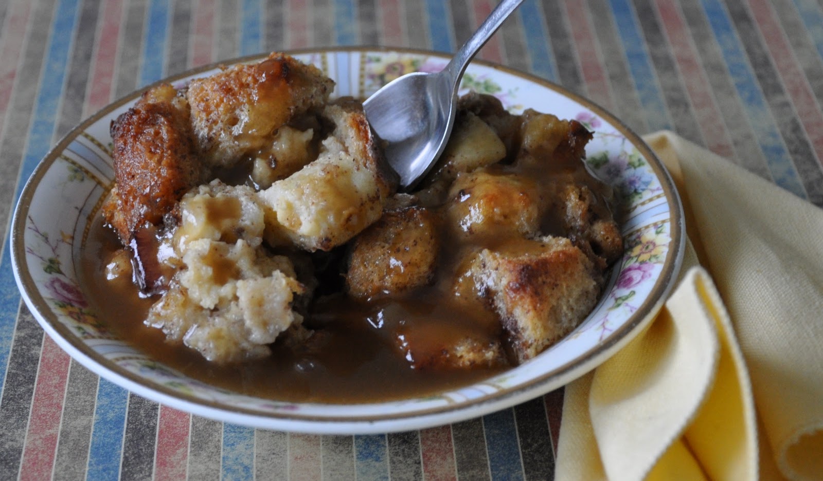 Aunt B on a Budget Banana and Raisin Bread Pudding
