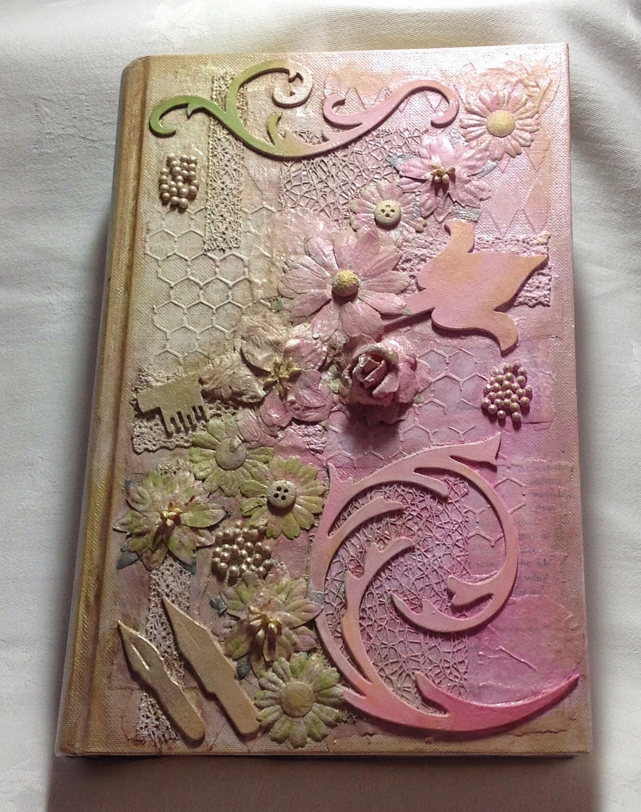 Craft Time... Altered Art/Mixed Media Book Covers Samples for