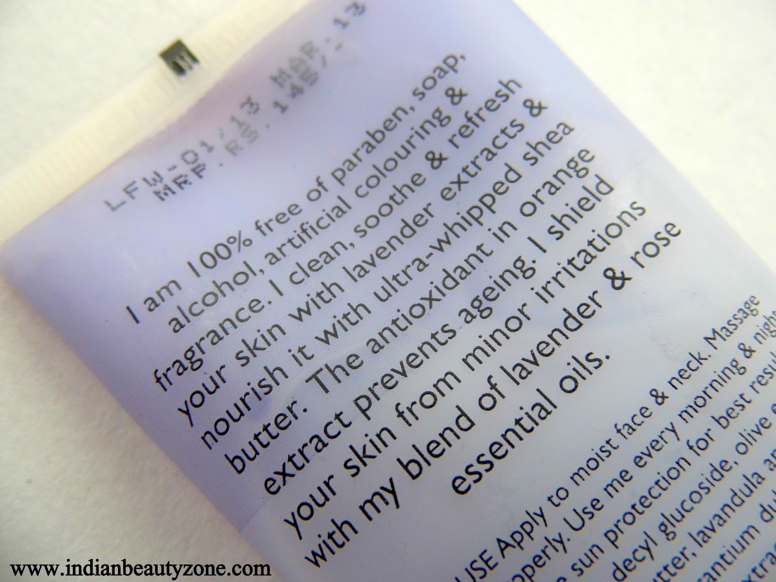 Indian Beauty Zone Aroma magic Lavender Face Wash Review