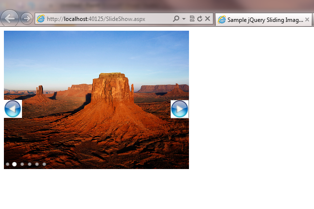Jquery slideshow fx options