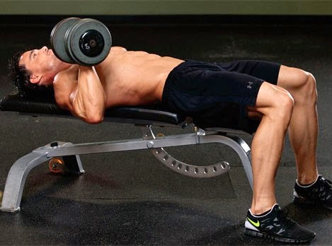 One-Arm Dumbbell Bench Press One-Arm Dumbbell Bench Press