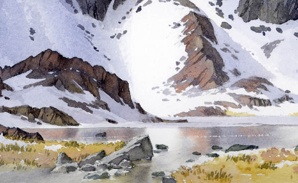 David Bellamy – Reserving whites in a watercolour