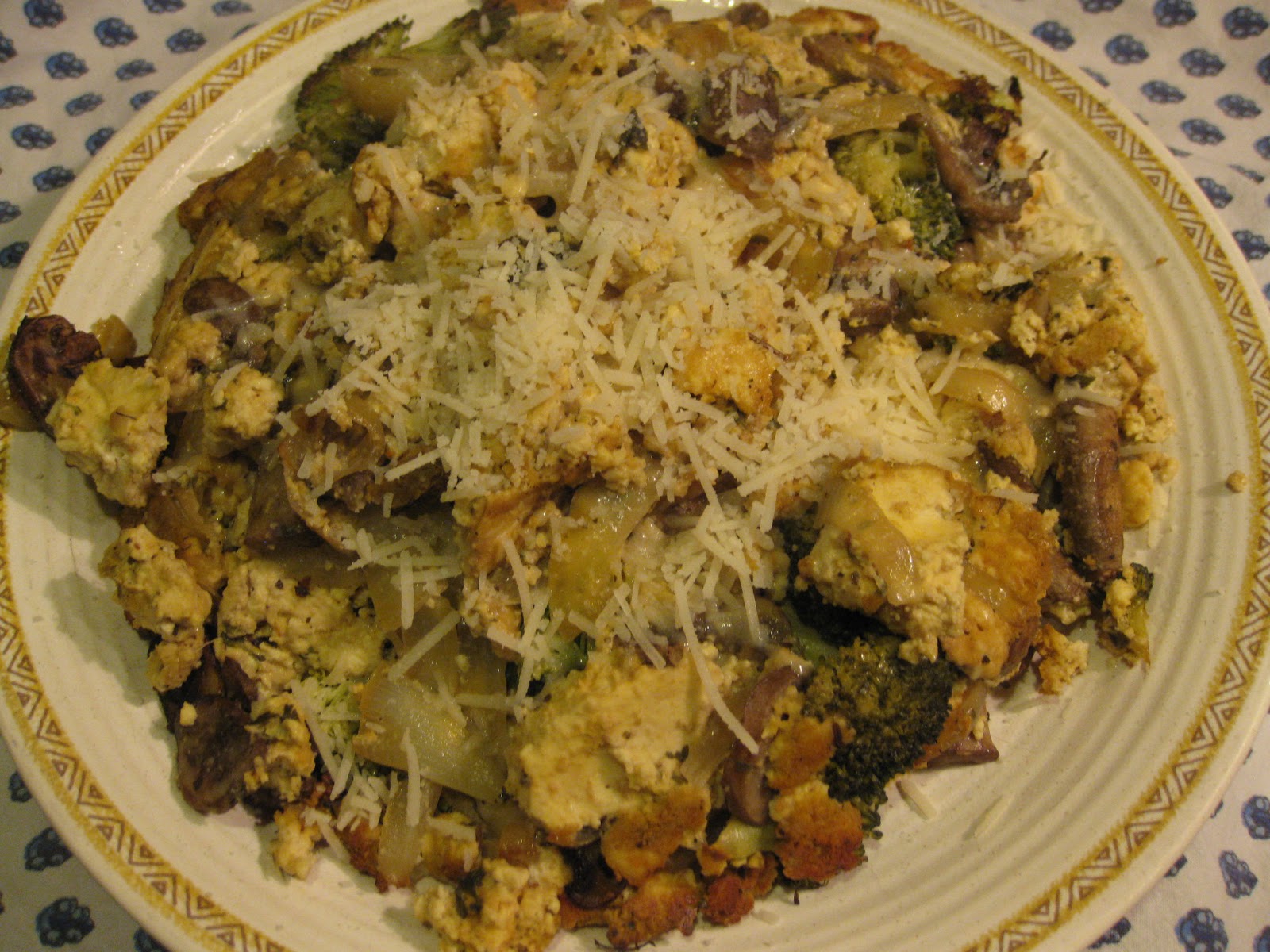 Tofu Scramble Veggie Bake