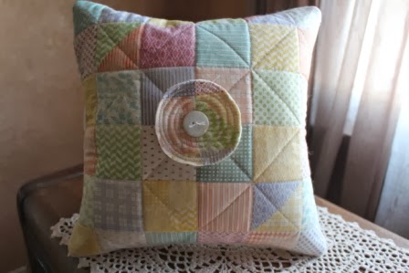  Faux Quilted Pillow