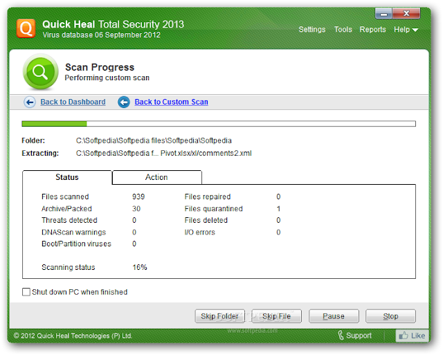 quick heal total security 2013