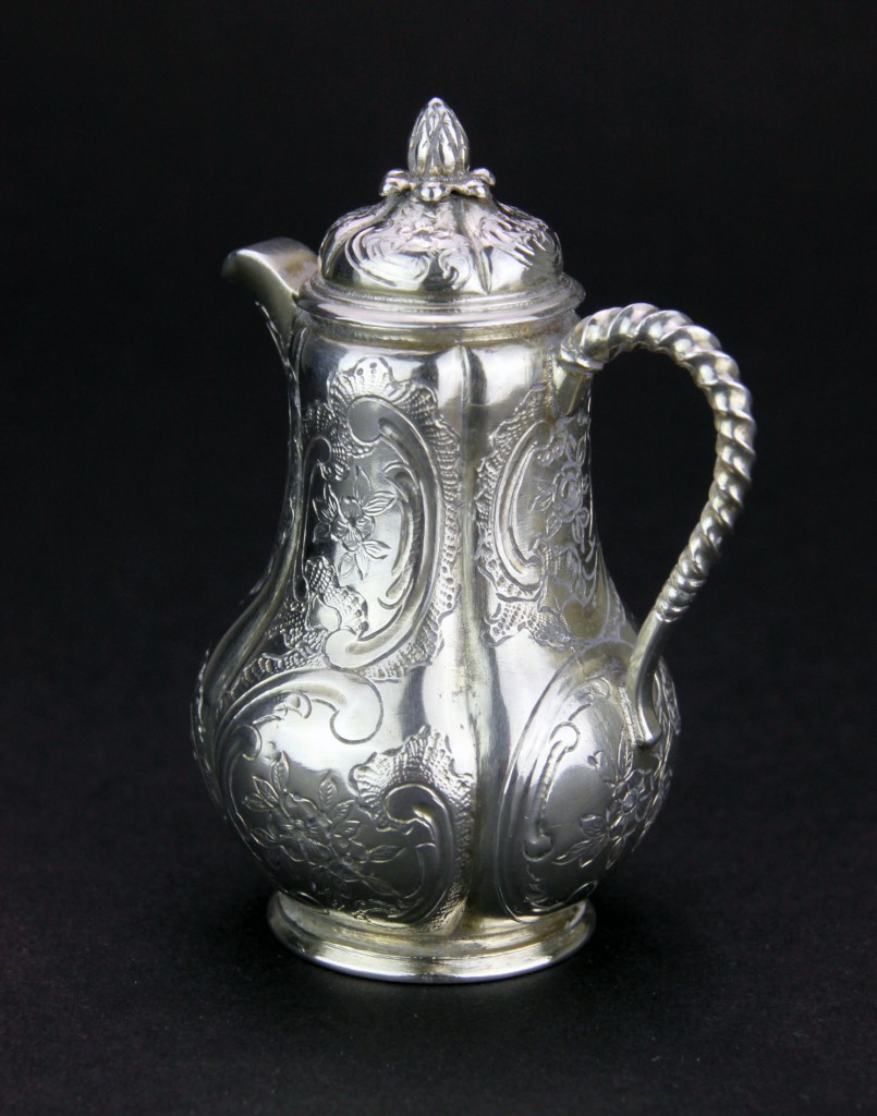 Fossils & Antiques ANTIQUE 19thC GERMAN SOLID SILVER NOVELTY COFFEE