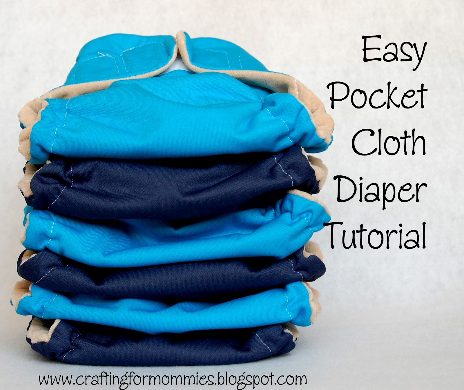 Easy Pocket Cloth Diaper Tutorial - Homespun Aesthetic