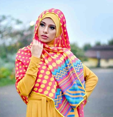 Gambar Model Hijab Syar'i Modern