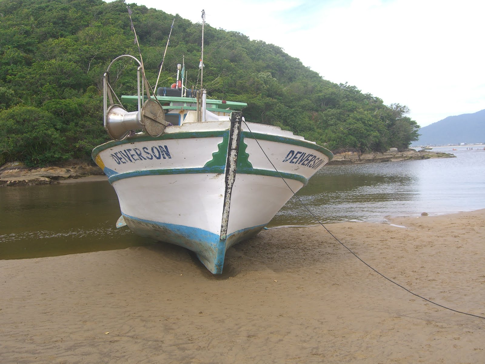 Encalhado na praia