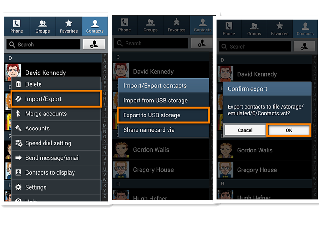 Android Data Recovery and Android Tips Easy to transfer contacts from