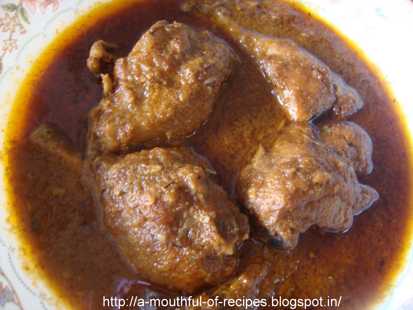 A Mouthful Of Recipes Chicken Korma