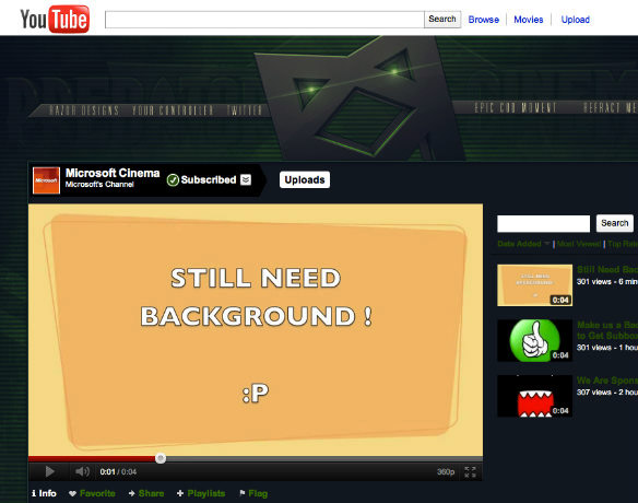 Microsoft YouTube Channel Hacked Microsoft’s YouTube Channel Hacked