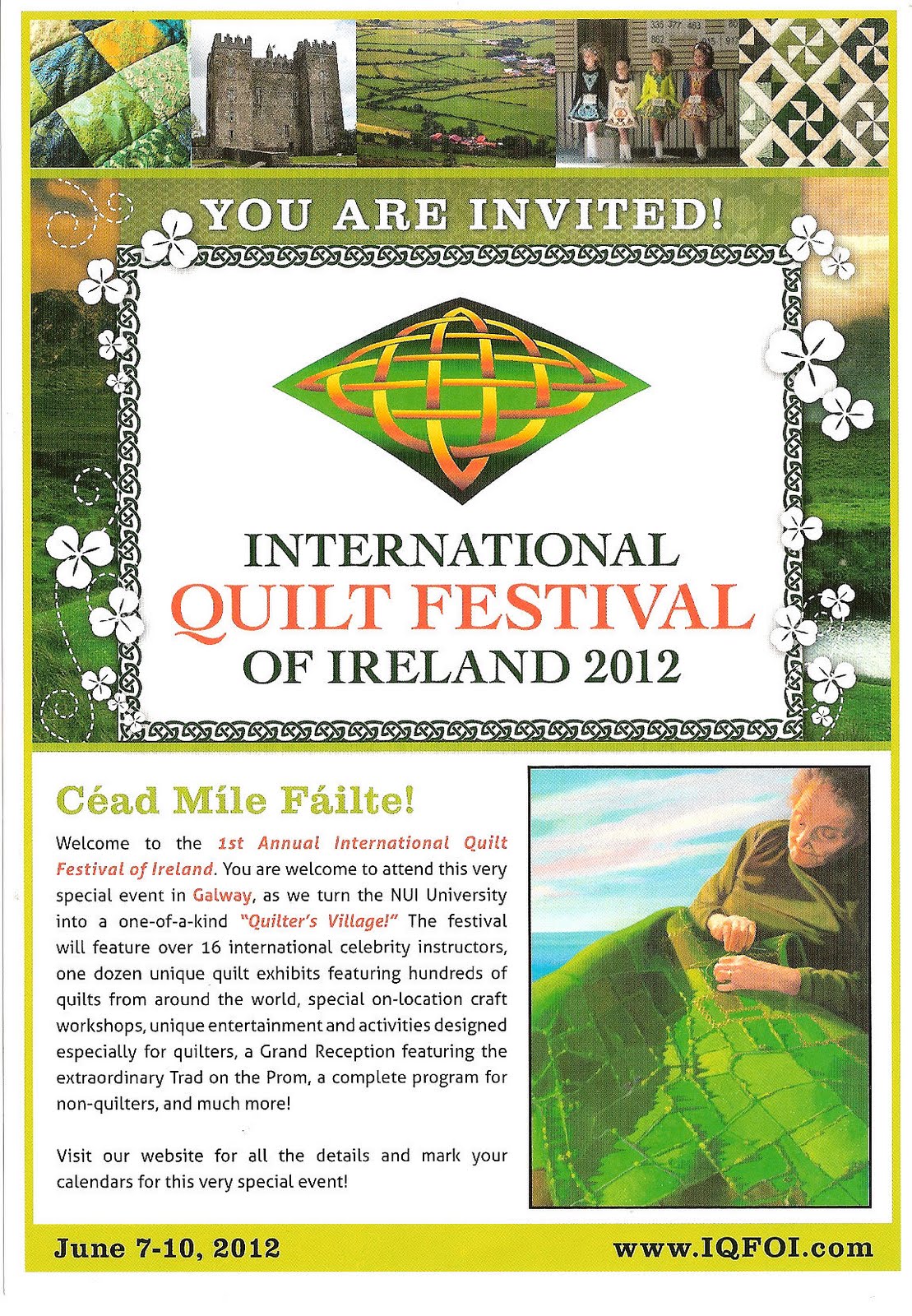 What's Happening Irish Patchwork Society International Quilt