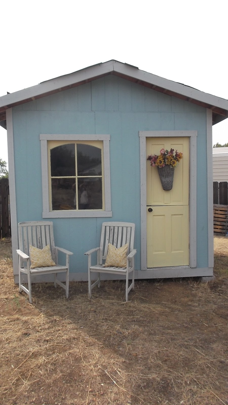 living a cottage life: Backyard Storage Shed