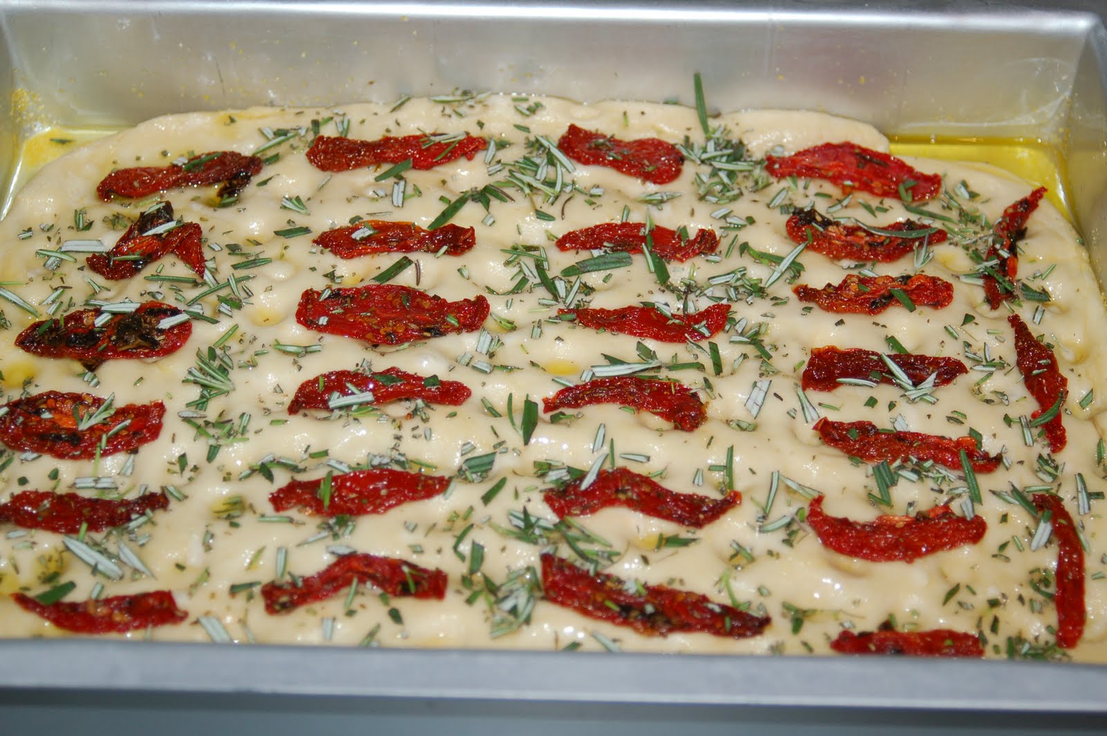SunDried Tomato and Rosemary Focaccia Bread