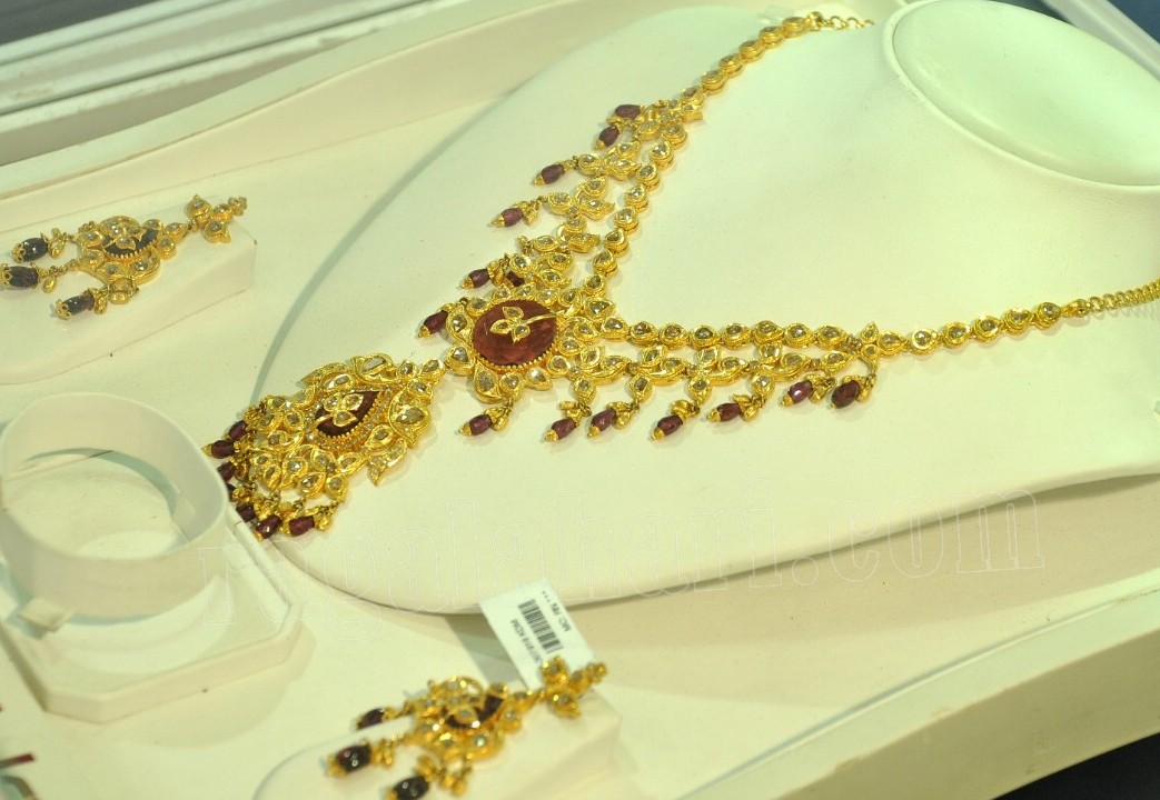 Gold and Diamond jewellery designs Jewellery at Hitex Expo Hyd
