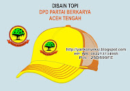 TOPI PESANAN PARTAI BERKARYA SAMARINDA KALTIM