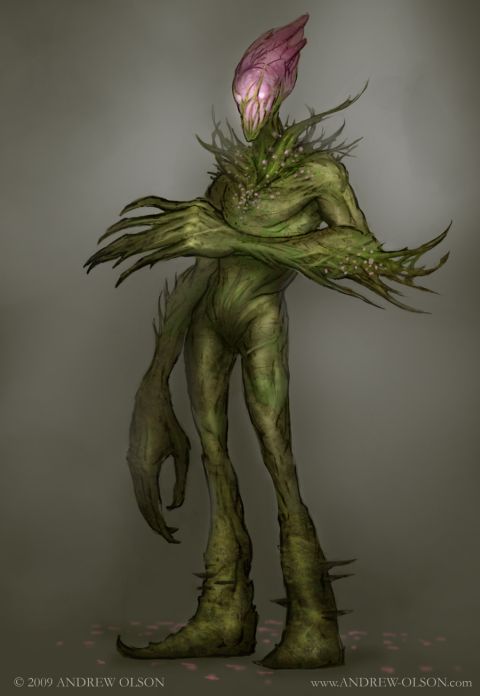 Andrew Olson ilustrações digitais fantasia arte conceitual Flor mutante Andrew Olson ilustrações digitais fantasia arte conceitual Flor mutante