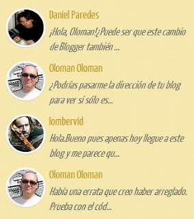 Gadget de comentarios recientes www.lucaysublog.blogspot.com