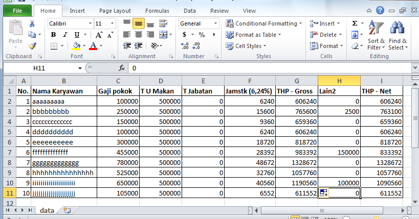Membuat Slip Gaji Dengan Mail Merge | membuat slip gaji dengan mail merge di office 2010 Membuat Slip Gaji Dengan Mail Merge | membuat slip gaji dengan mail merge di office 2010