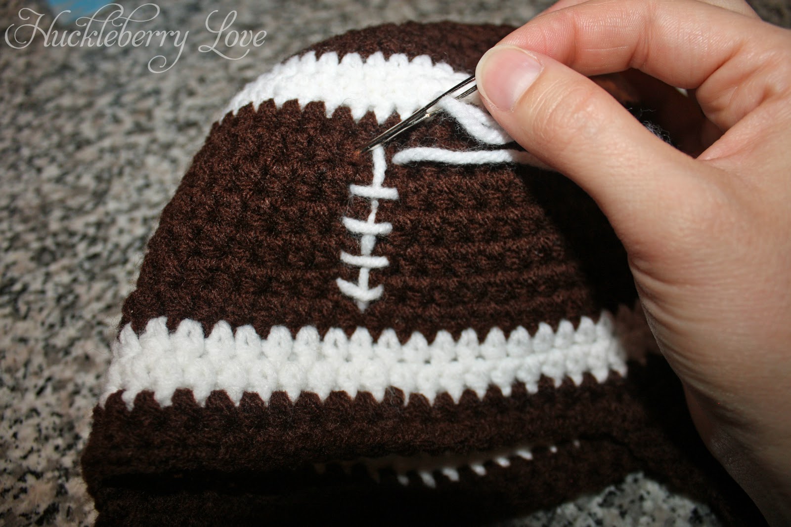 Huckleberry Love: Crochet Football Hat w/ Earflaps {Free ...