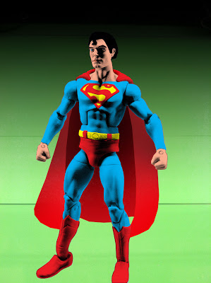 Henry Cavill Superman Man of Steel Movie Masters Action Figures Mattel MattyCollector 2013 NYCC 2012 Dark Knight Rises Rah's Al Ghul Batsignal