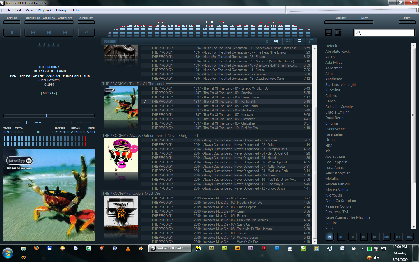 Foobar2000 dark one act of life Foobar2000 dark one act of life
