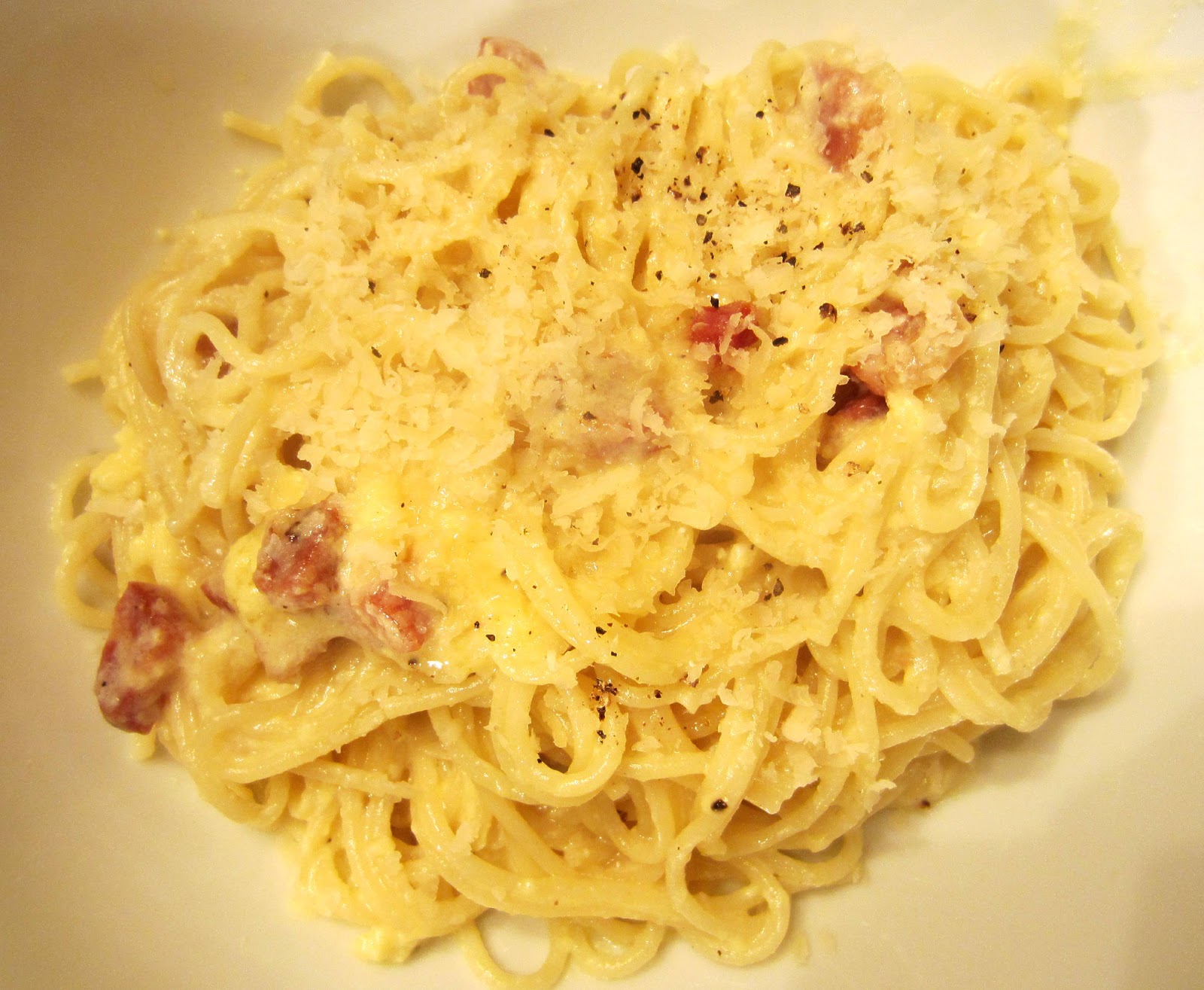 Betty's Kitchen Fare Spaghetti Carbonara