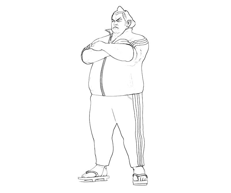Printable Ganryu Character Coloring Pages printable-ganryu-character-coloring-pages