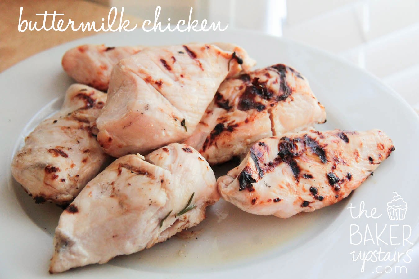 buttermilk chicken and corn salad The Baker Upstairs