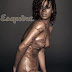 Rihanna Semi Naked Pose for Esquire Magazine
