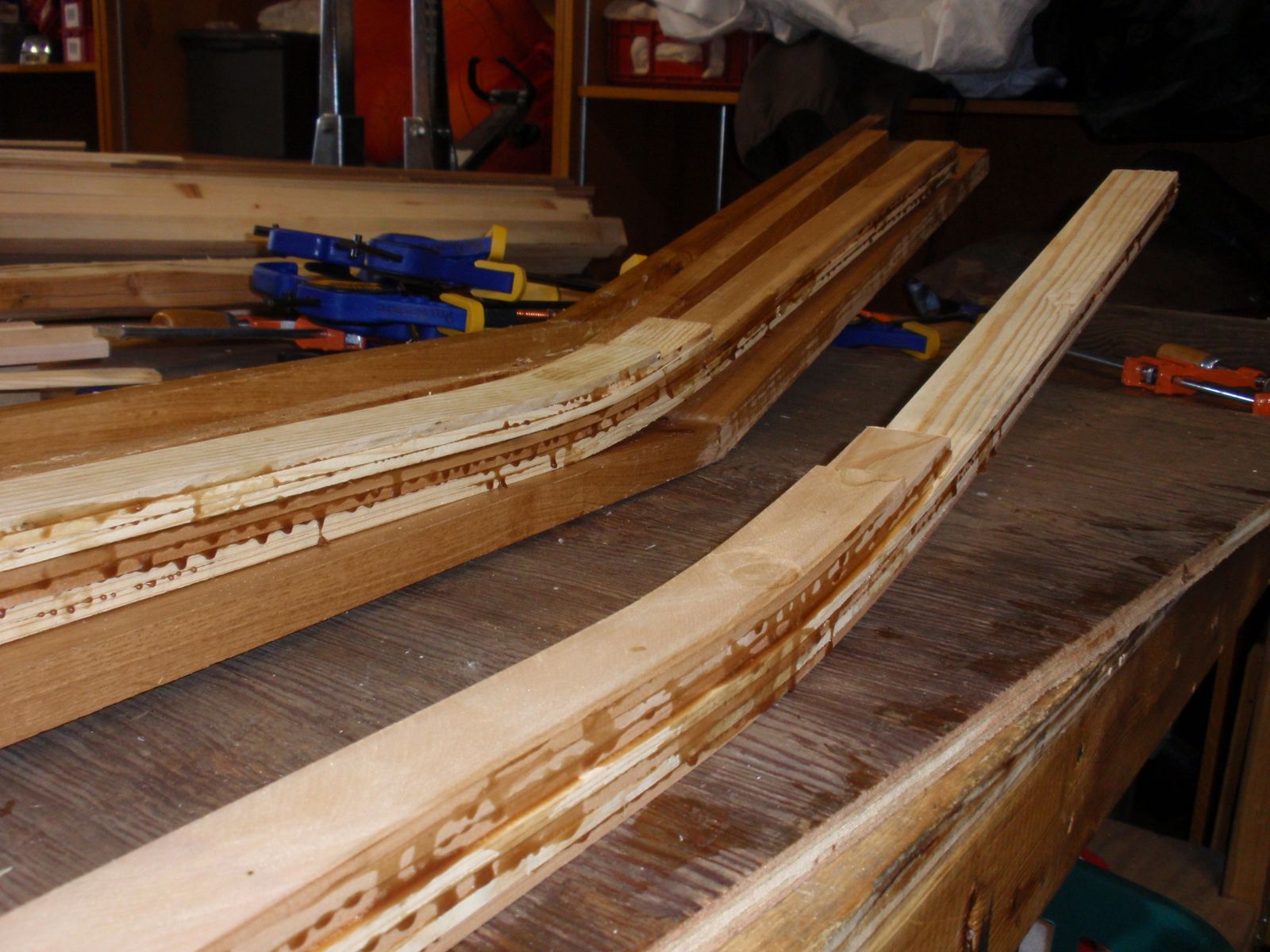 How to make a laminated canoe paddle Building houdini sailboat