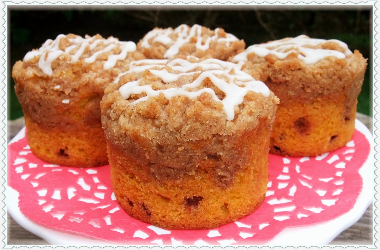 Rosie's Country Baking Pumpkin Streusel Coffee Cake Muffins