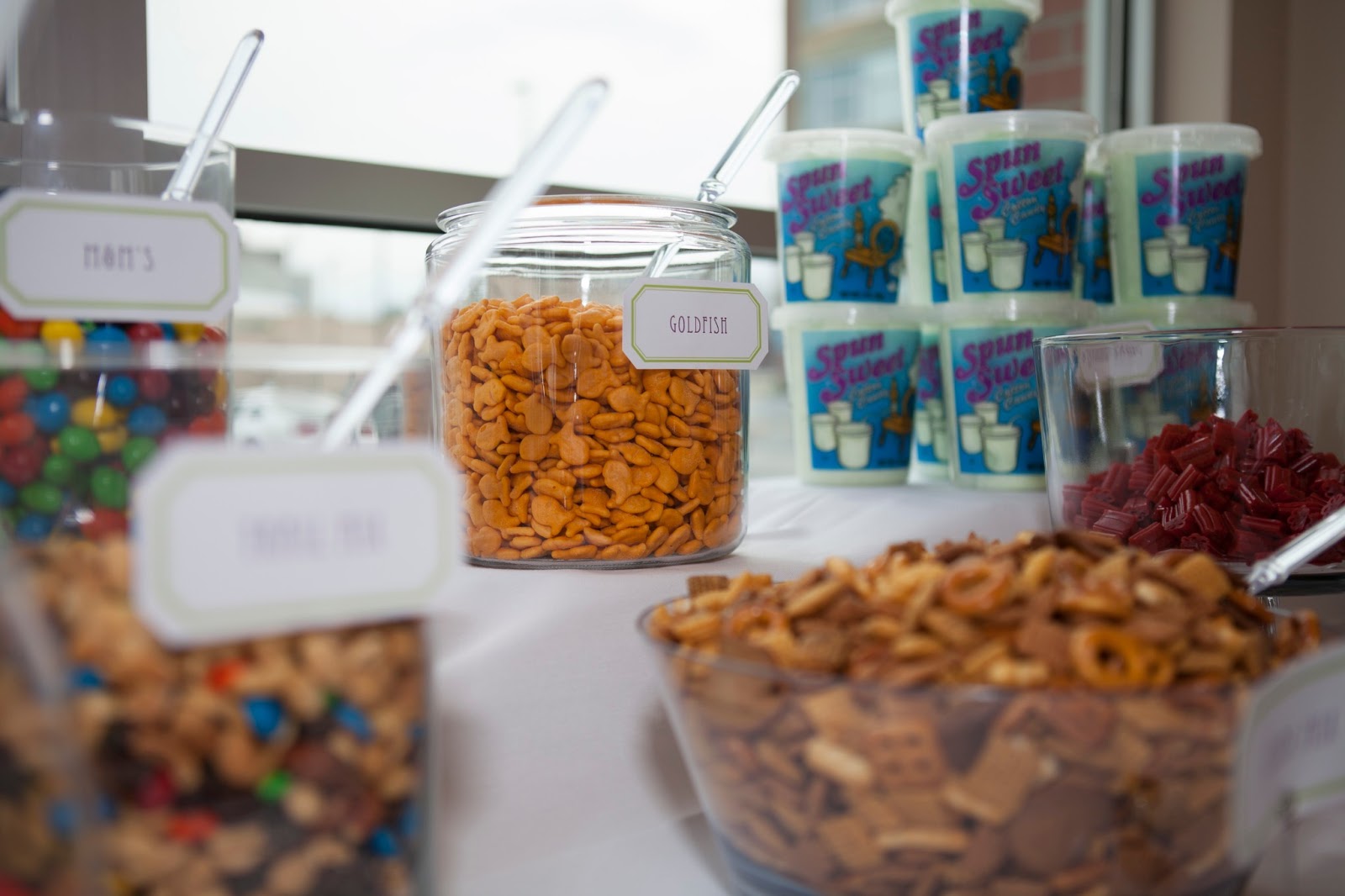 Amy's Adventures Wedding Recap Snack Table