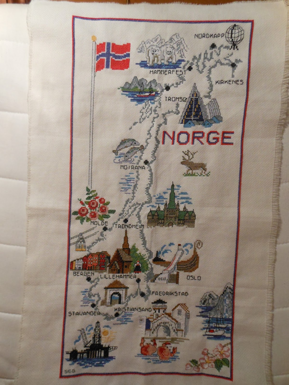 Make Mend Amend Make Norway CrossStitch