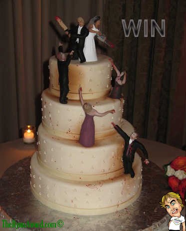 Funny Zombie Wedding Cake Funny Zombie Wedding Cake