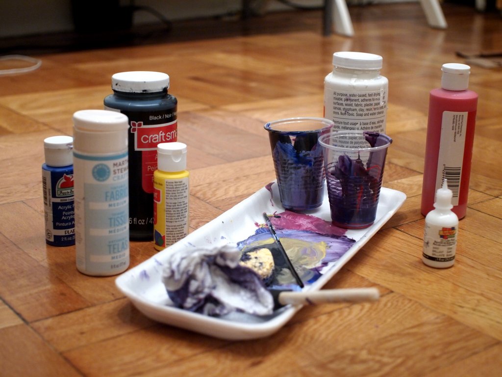 Paint Your Own Galaxy Umbrella Pink Stripey Socks