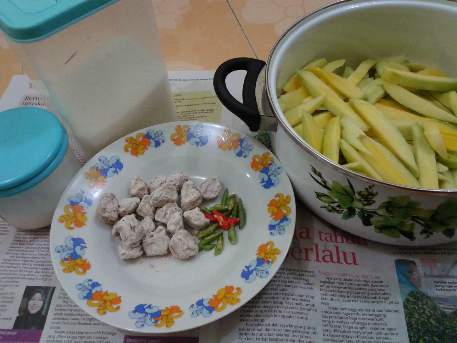 jeruk mangga bahan-bahan buat jeruk