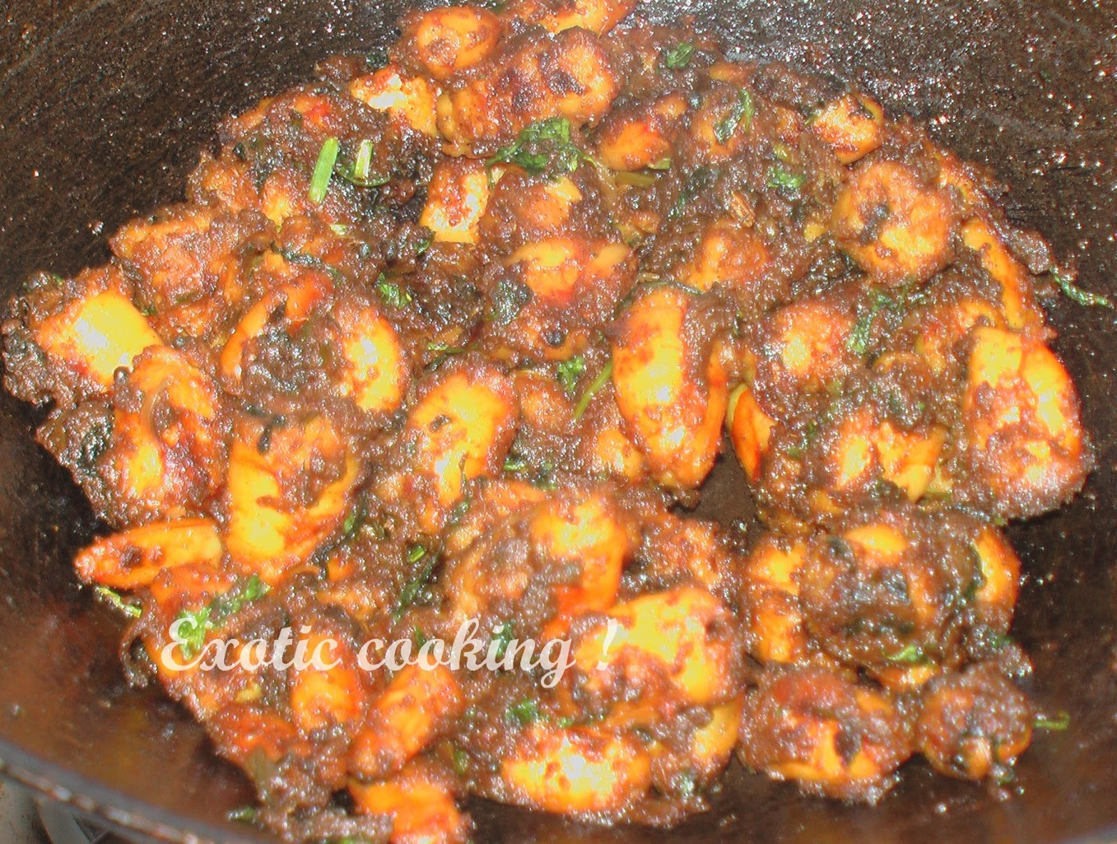 Indian Recipes Pepper prawn