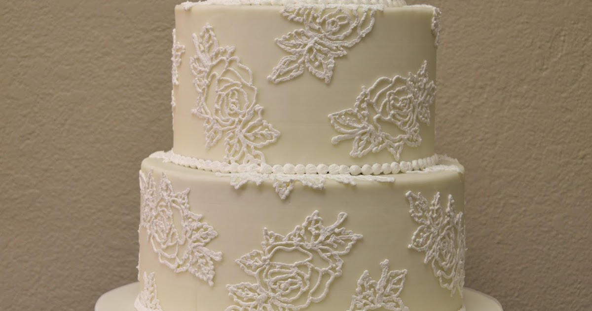 Sweet Cakes by Rebecca Buttercream Rose {Wedding Cake}